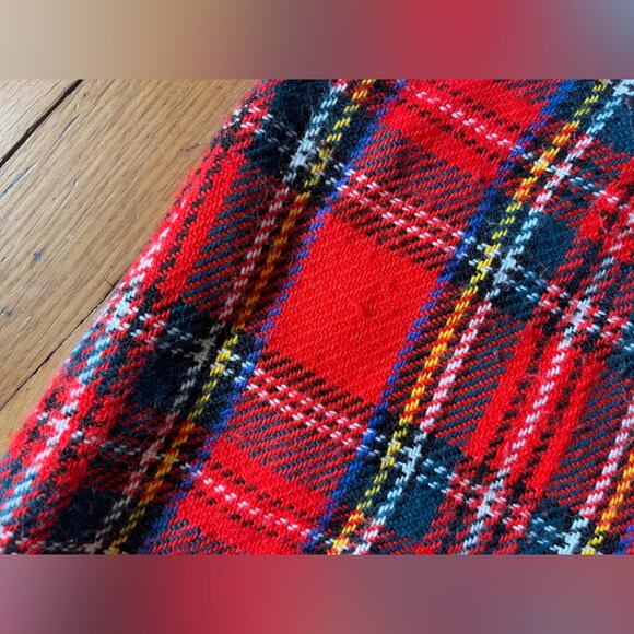 Late 60s 70s Vintage Red Plaid Pants - Picture 4 of 9